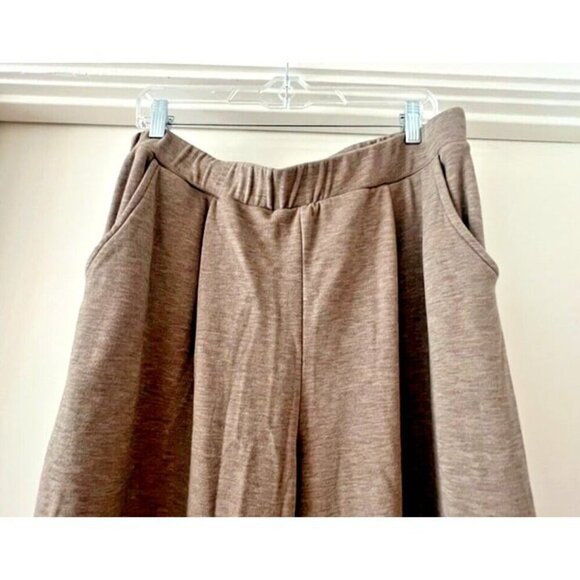 NWT Revolve Brand Bobi XL Muted Taupe Beige Soft Comfy‎ Fuzzy Lounge Sweat Pants - Picture 2 of 5